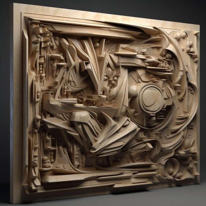 نموذج ثلاثي الأبعاد لآلة CNC 3D Art 